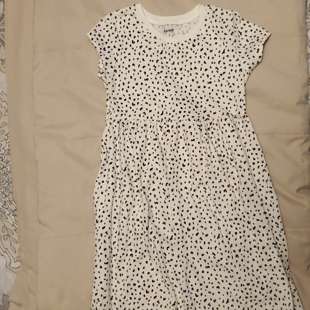 Old Navy girls 5T Dalmatian print dress